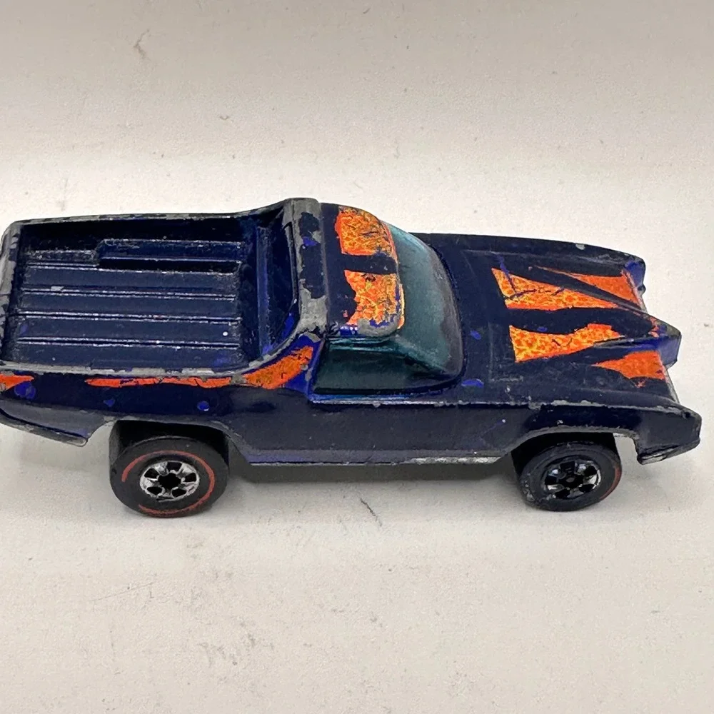 Hot Wheels Redline Breakaway Bucket 1973 Mattel Blue Vintage Diecast Hong Kong